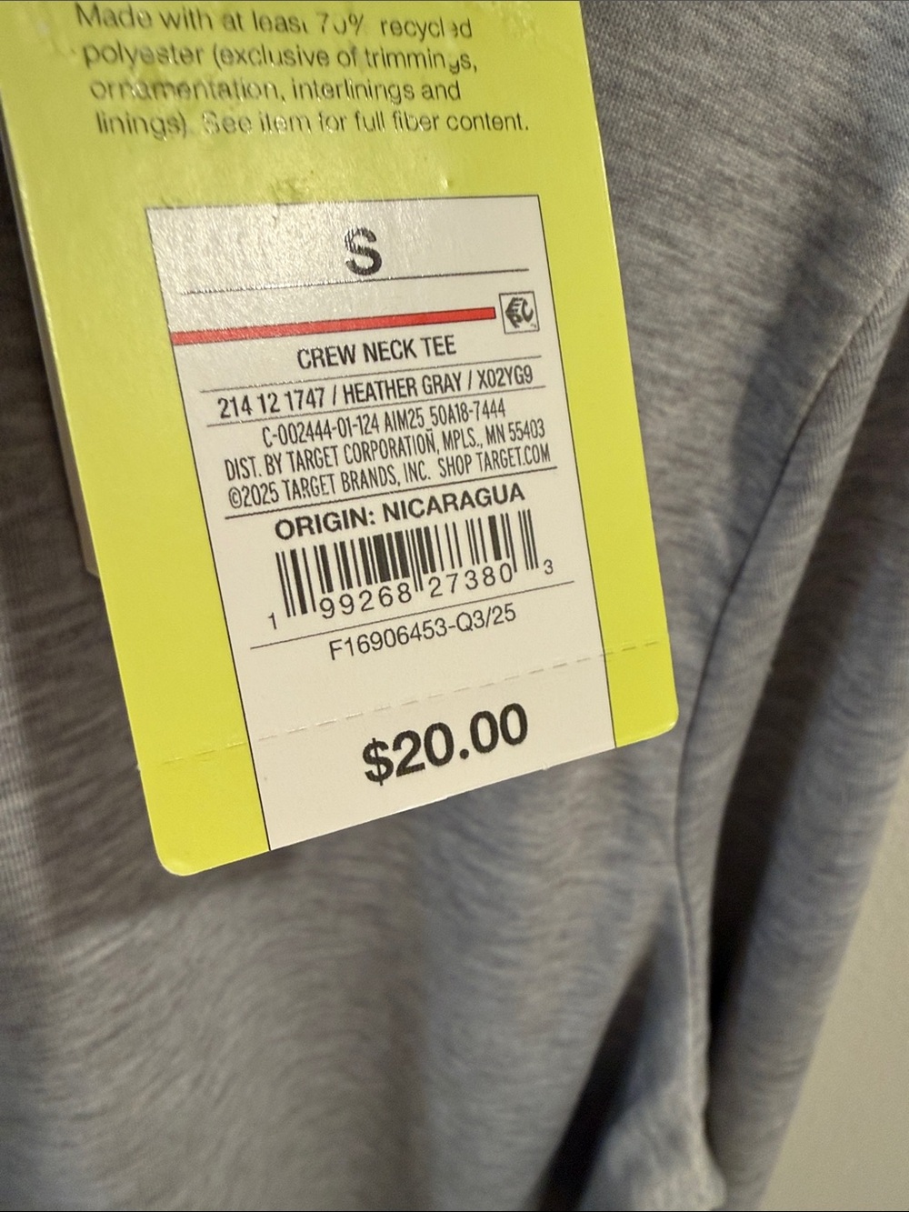 all in motion Light Heather Gray Long Sleeve Crew - Picture 5 of 7
